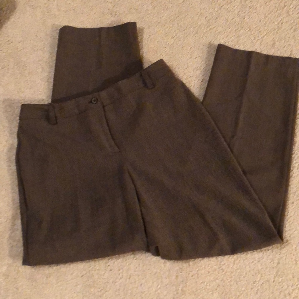 Briggs New York brown tweed pants.